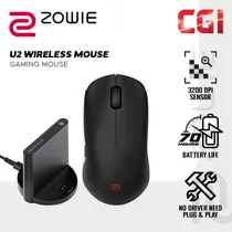 Mouse Wireless 2.4G Benq Zowie U2 Symmetrical/Esports/Black