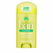 Desodorante Ban Invisible Solid Unscented Unisex - 73G