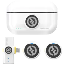 Microfone Wireless Hollyland Lark M2 Lightning White