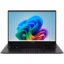 Notebook Asus Zenbook 14 UM3406GA-QD028W AMD Ryzen Ai 7 445 Tela Oled Wuxga 14.0" / 16GB de Ram / 1TB SSD / WIN11HOME - Jade Preto (Inglês)