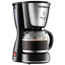 Cafeteira Mondial Dolce Arome Inox C-30-18X 550 Watts 220V ~ 50/60 HZ - Preto/Prata