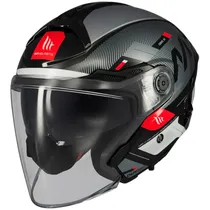 Capacete MT Helmets Cosmo SV Silence B2 - Aberto - Tamanho XL - com Óculos Interno - Gloss