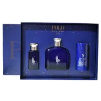P.Ralph Lauren Polo Blue M Set 125ML+ 30ML + 75ML Deo Stick