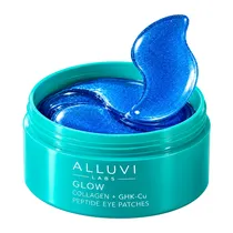 Máscara Facial Alluvi Labs para Olhos Glow Collagen + GHK-Cu Peptide Eye Patches Pote X60 Unidades