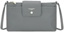 Bolsa David Jones Feminina CM7829 Steel Gray