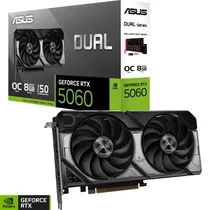 Placa de Vídeo Asus Dual Geforce RTX 5060 Oc Edition 8 GB GDDR7 (90YV0N12-MVAA00)