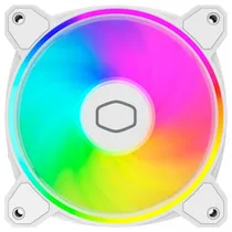 Cooler Fan de Gabinete Cooler Mater Masterfan MF120 Halo² White Edition MFL-B2DW-21NP2-R2, 12 X 12, Argb 3-Pinos/PWM 4-Pinos, 120MM, Branco