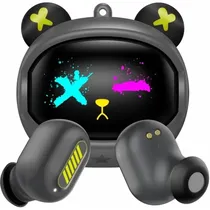 Fone de Ouvido Gamer Onikuma Gaming T20 Cyberpunk TWS Sem Fio - Preto