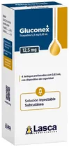 Tirzepatida 12.50MG Gluconex/Lasca (4.Jeringas)