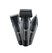 Barbeador HTC Set AT-1088 3EN1 5V Black