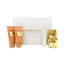 Kit Perfume Michael Kors Pour Femme Edp 100ML + 10ML + Shower Gel + Boldy Lotion