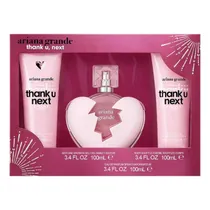 P.Ariana Grande Kit Thank U Next 100ML+ 100ML Gel+ 100ML Souffle
