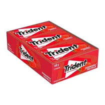Chicletes Trident Morango 21X8G