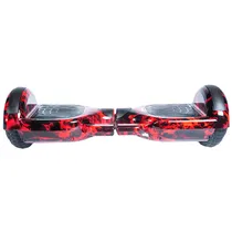 Scooter Hoverboard Interbras 6.5" / 36V - 2,4AH / Bluetooth / LED - N12 Vermelho Fogo