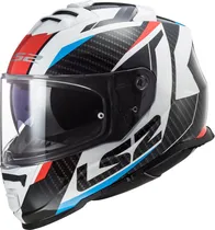 Casco LS2 FF800 Assault Integral - G.White Red Blue / XS