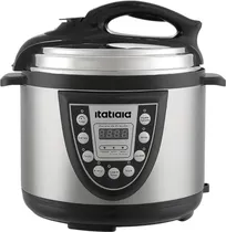 Panela de Pressão Elétrica Itatiaia PPMID1002 Midi 5L 900W 110V/60HZ - Inox/Preto