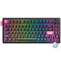 Teclado Gamer Mecânico Onikuma MT706 Wireless / RGB / Inglês - Preto