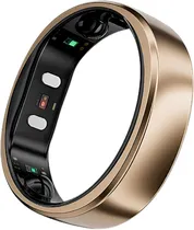 Anel Inteligente Smart Ringconn Gen 2 Air Bluetooth Tamanho 8 - Dune Gold