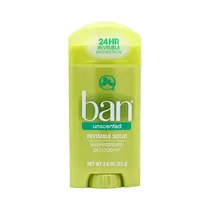 Ban Desodorante Invisible Solid Unscented Unisex 73GR