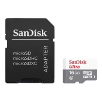 Cartao Microsd 16GB Sandisk Ultra 80M XXXXX 016G-GN3MA