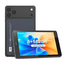Tablet C Idea CM817 Air / 8GB / 512GB / Wifi / Bluetooth / GPS / 5G / 8" / 5MP - 8MP / Android 16 - Preto