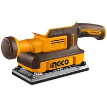 Lixadeira de Acabamento Sem Fio Ingco CFSLI20311 - 13000RPM - 220V 50/60HZ - Marrom e Laranja