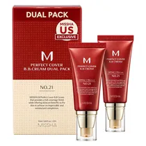Kit BB Cream Missha M Perfect Cover Dual Pack Nº 21 Light