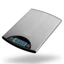 Mini Balança Digital Portatil Titan Kitchen B8013 de Cozinha / 5KG / 1G / A Pilha (Pilha Incluida) - Prata/ Preto