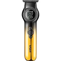 Aparador / Cortador de Cabelo Voyager VGR V-990 / 8000RPM / Recarregavel - Preto/ Dourado