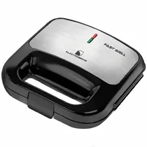 Sanduicheira e Grill Electrobras Fast Grill EBGS-01 / 750W / 220V ~ 50HZ - Preta/Prata