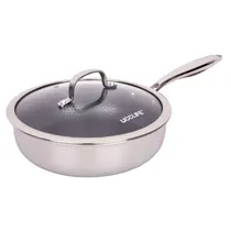 Frigideira Ucc Life Em Aço Inoxidável, 24 CM