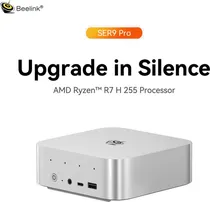 Mini PC Beelink SER9 Pro Ai R7 H 255 4.9/ 24GBD5/ 500SSD/ 4XUSB/ HDMI/ DP/ Lan/ W11P/ BT/ Wif/ 1GTA.P
