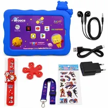 Tablet Atouch KC64 Lite Kids Dual Sim 256GB/1GB Ram de 7.85" 13MP/8MP + Capinha Azul