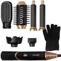 Escova Elétrica Prosper P-1127 com 1.800 Watts 220 - 240V ~ 50/60 HZ - Preta/Dourado