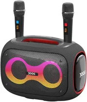 Speaker Joog Pair 1000 com 2 Microfones Sem Fio 130W IPX6 Bluetooth/TWS + Tripé HS-01