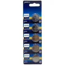 Pilha Botão Philips CR2032P5/70 Lithium 3V (5 Unidades)