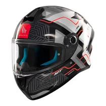 Capacete MT Helmets Targo s Brik C0 - Fechado - Tamanho M - Gloss