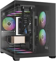 Gabinete Gamdias Aura GC10M V2 Argb /Micro Tower/Black/3FAN Argb 1GTA.BR