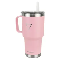 Copo Térmico Hydrate - 887ML - com Canudo - Rosa Pastel