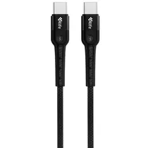 Ac Cel Cabo USB 4LIFE FLT2CC601B 1M 60W Usbc Nylon Black 001568