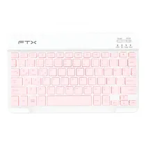Teclado FTX FTXB09 Bluetooth Portugues Rosa 106241