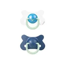 Suavinex Nuery Chupete Noche Fusion +18 2UD Whale Polipropileno/Silicona 18M+ Azul