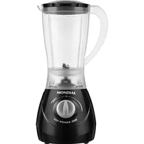 Liquidificador Mondial Easy Power L-550-B / 550W / 1.5 Litros / 2 Velocidades + Pulsar / 110V ~ 60HZ - Preto