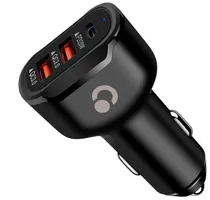Player Cargador Vehicular 20W 2 USB/USB-C Black