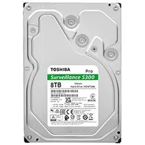 HD Toshiba 8TB S300 Pro Surveillance 3.5" SATA 3 7200RPM - HDWTA80UZSVAR