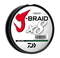 Daiwa Linea J-Braid X8 Polietileno 135 Metros Verde Oscuro