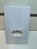 4LIFE Interruptor Smart de Pared FLT11GZW Zigbee 1 Gang + Socket