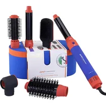Kit Modelador de Cabelo Enzo Professional EN-4133-3 6 Em 1 1500 W 220V - Royal/Azul