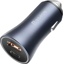 Carregador p/ Auto Baseus CCJD-0G 40W USB-A+USB-Cblue Gray