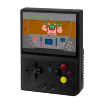 Console Gameboy Switch R33S - Recarregável - PS1/PSP/Nint - 3.5" - Black Transparent